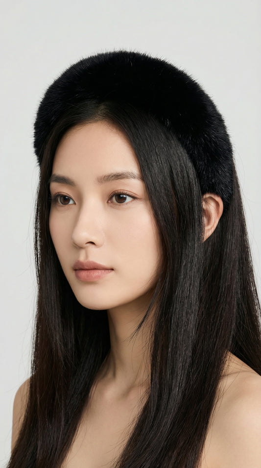 Fur Hair Band Lady